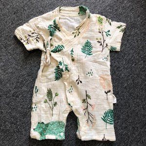 Size 80 pajamas cool sleeveless short sleeved baby clothes